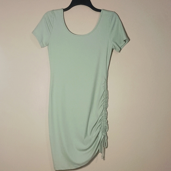 Heart & Hips Light Green Mini Dress - Picture 1 of 5